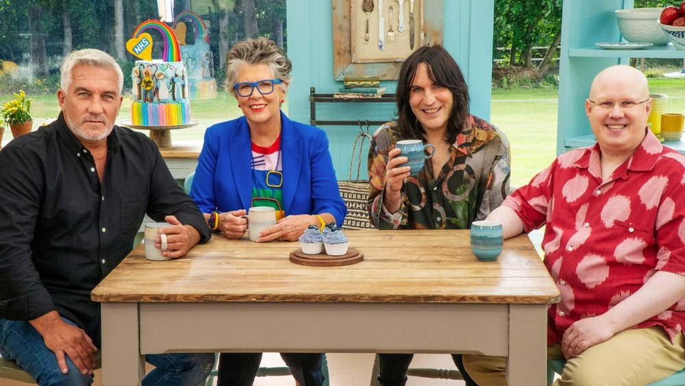 Paul and Prue with the hosts