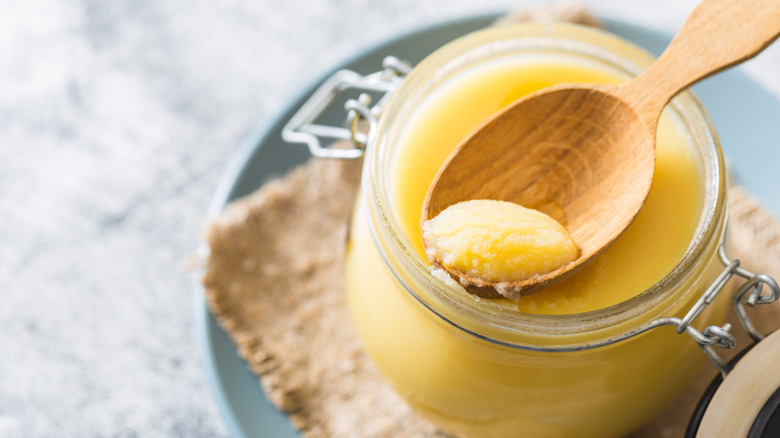 A bowl of ghee