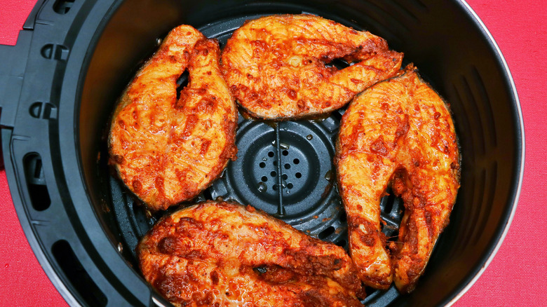 Salmon steaks in air fryer 