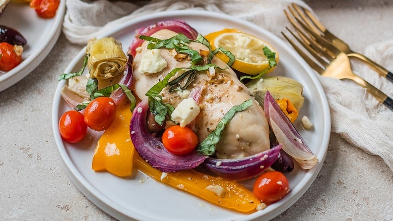 Greek Sheet Pan Chicken Recipe