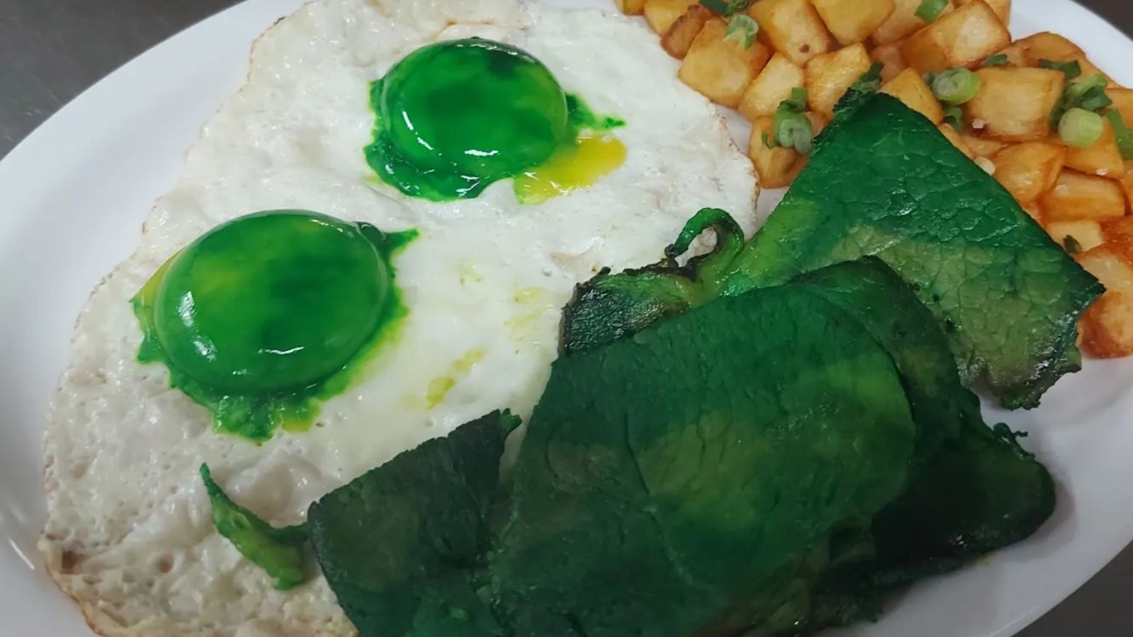 Real green eggs and ham