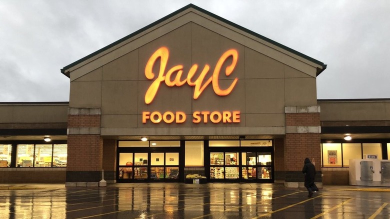 Exterior of a Jay C Food Store in Salem, Indiana