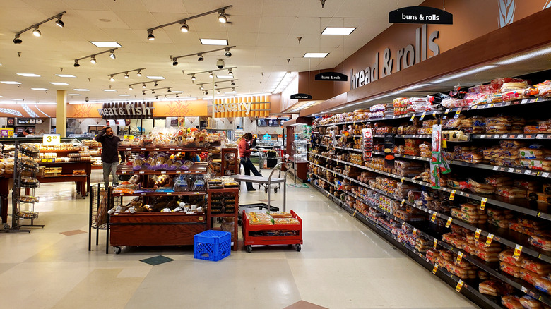 The interior of a King Soopers supermarket in Colorado