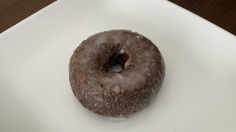 Bashas cake chocolate donut sideview