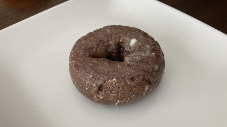 Kroger chocolate cake donut sideview