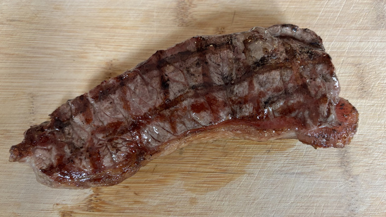 NY Strip with classic curved shape