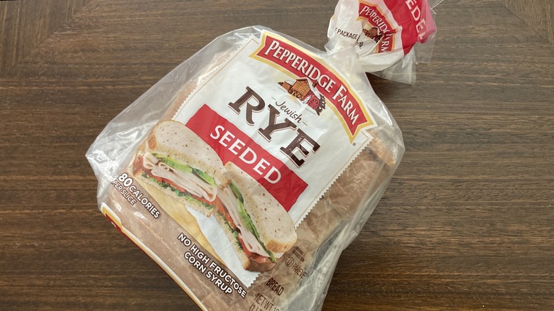 Pepperidge Farm Seeded Jewish Rye loaf
