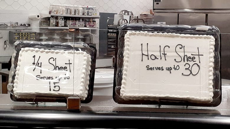 How Big Is A Half Sheet Cake?