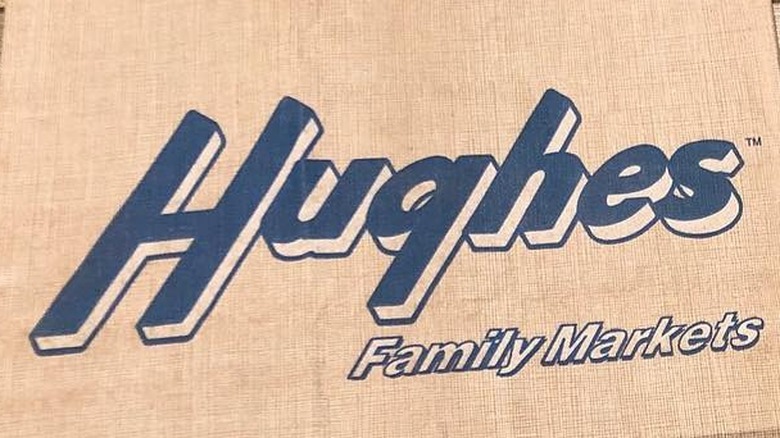 Hughes logo on bag