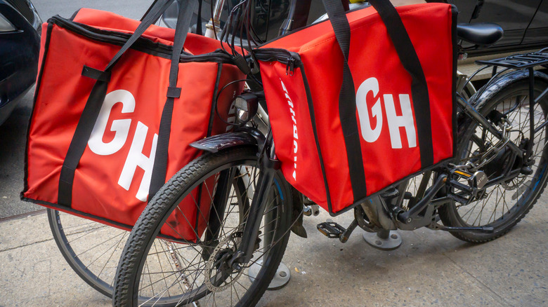 Grubhub delivery bicycle