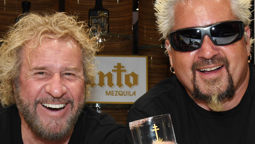 Guy Fieri and Sammy Hagar smiling