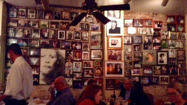 Interior of La Scarola restaurant in Chicago.
