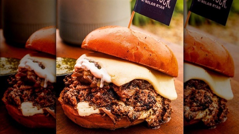 Texas Nail brisket sandwich from Slow Bone BBQ