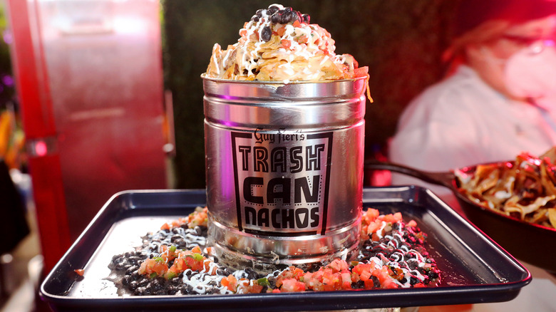 Trash can nachos