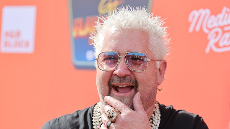 Guy Fieri looking impressed