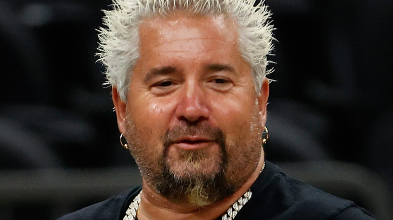 Guy Fieri at sporting event