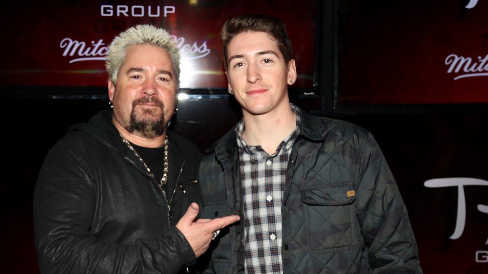 Guy and Guy Fieri's son Hunter