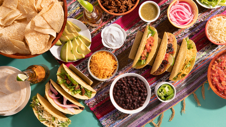 DIY build your own taco setup