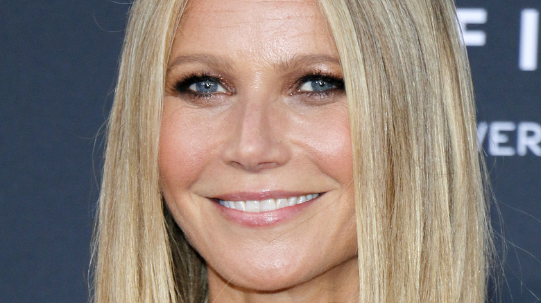 Gwyneth Paltrow smiles in close-up