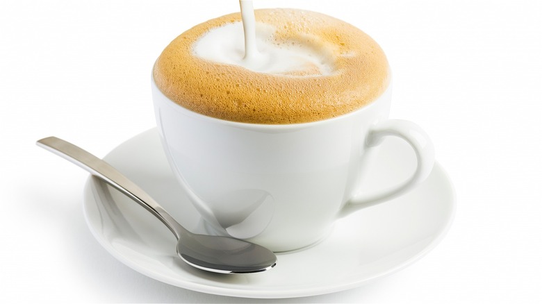 Frothy cappuchino