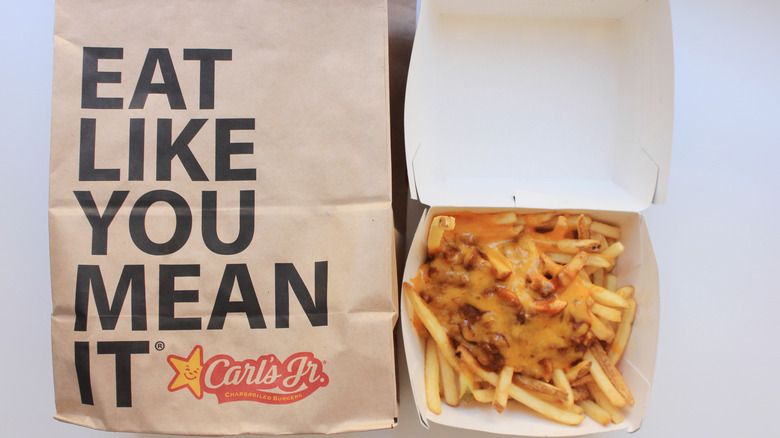 Carl's Jr. cheese fries