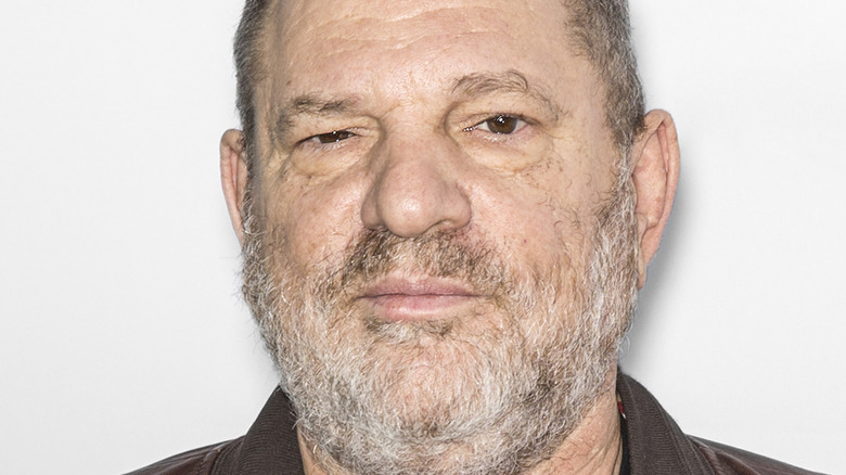 Harvey Weinstein brown jacket