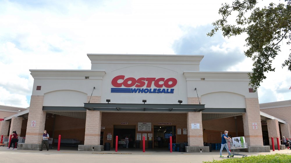 front of a Costco store