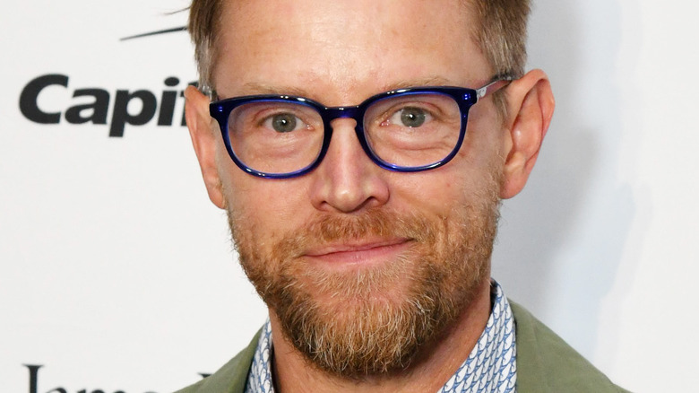 Richard Blais in blue glasses