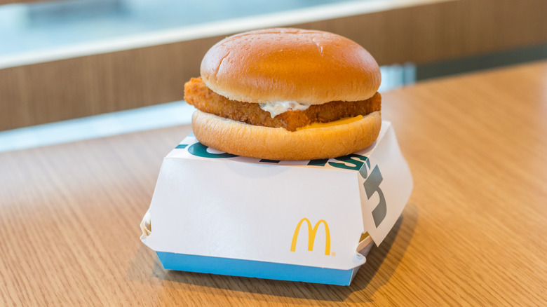Filet-O-Fish on container