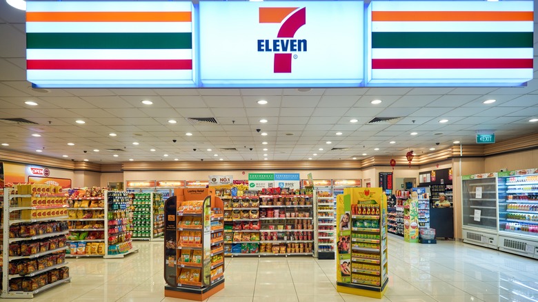 7-Eleven store filled with items