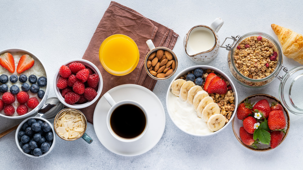 healthy breakfast items