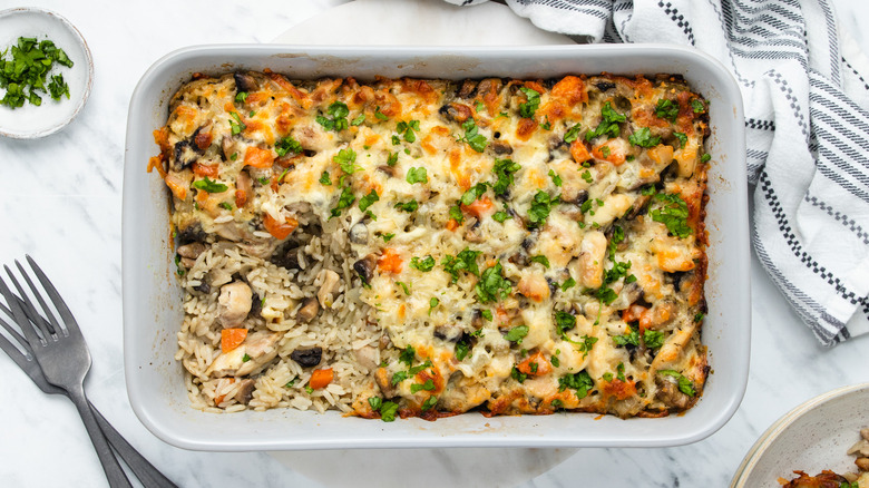 Chicken and rice casserole