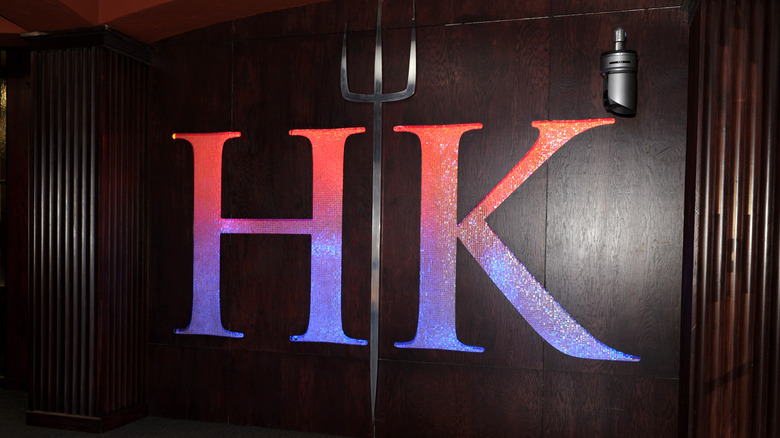 hell's kitchen logo on wall