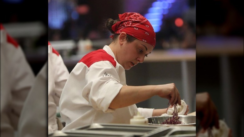 Chef Jackie Fuchs is cooking