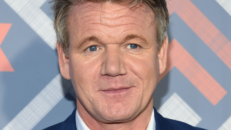 Gordon Ramsay smirking