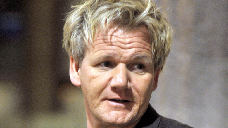 Gordon Ramsay looking off in the distance