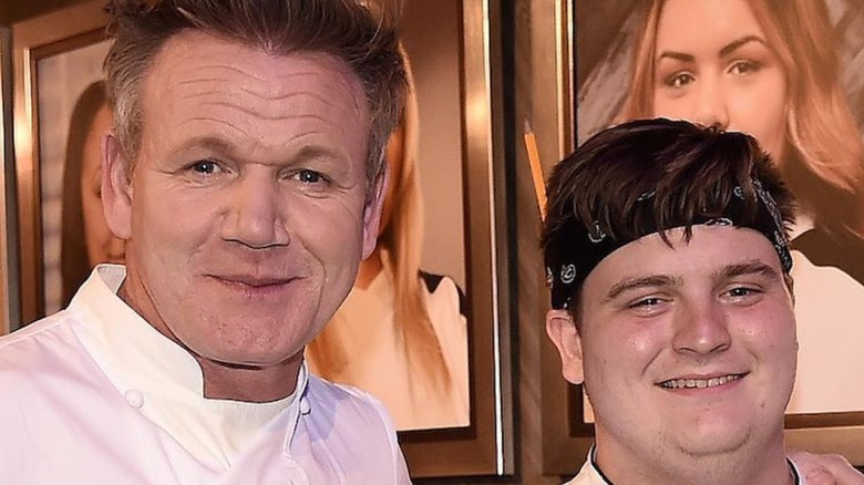 Gordon Ramsay and Trenton Garvey smiling