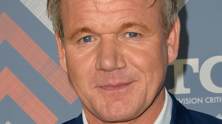 Gordon Ramsay smirking