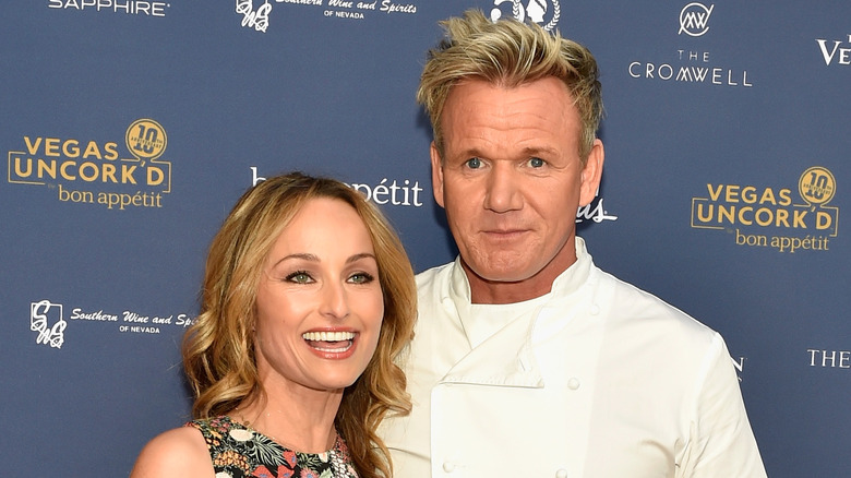 gordon ramsay with giada de laurentiis