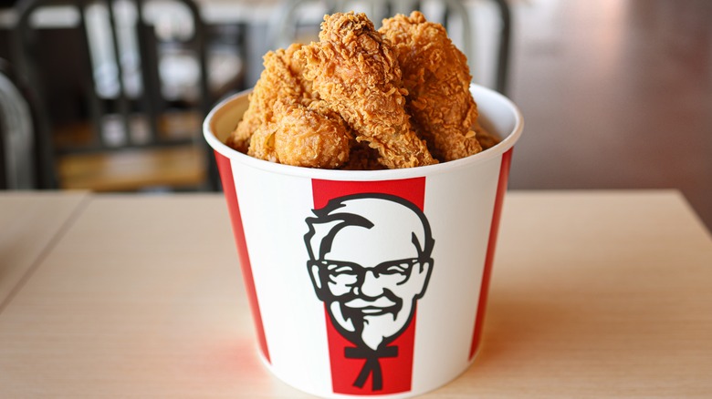 KFC chicken bucket