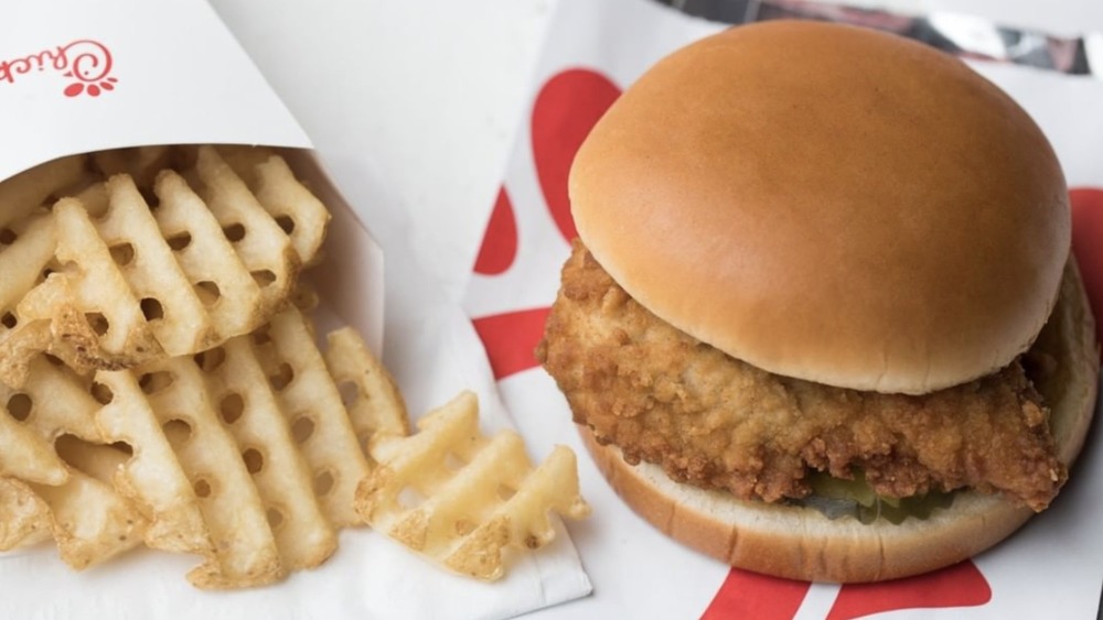 Chick-fil-A chicken sandwich