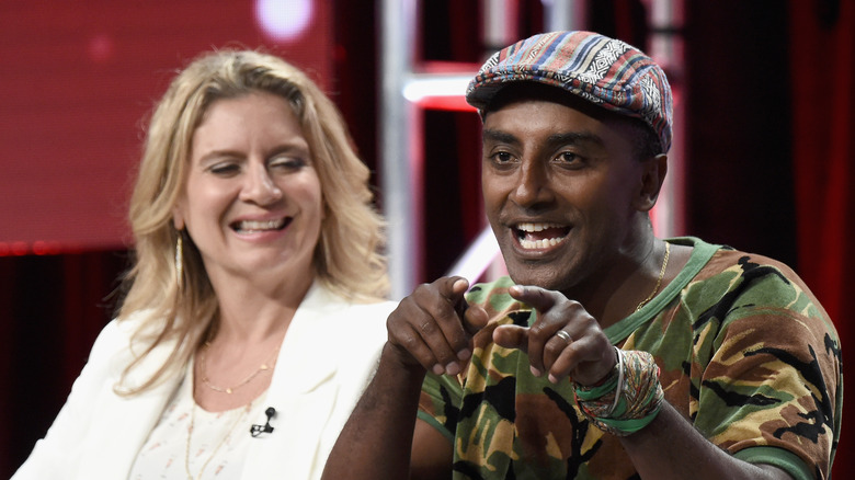 Amanda Freitag and Marcus Samuelsson from Chopped