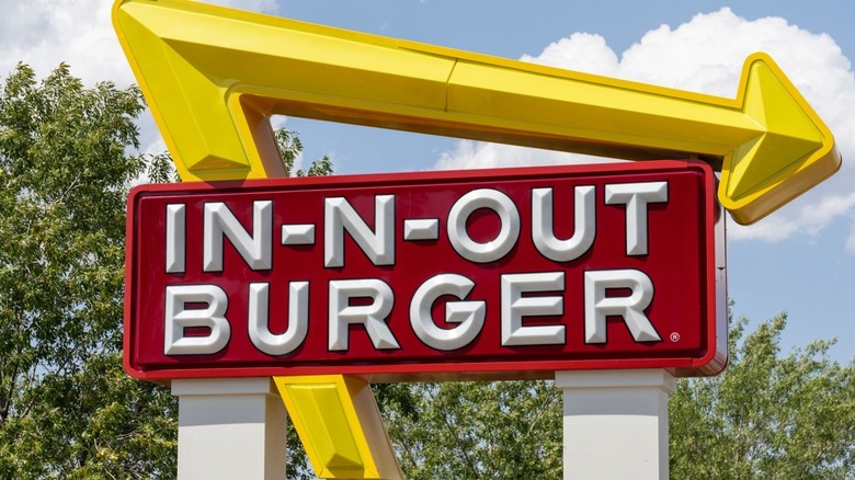 In-N-Out Burger sign