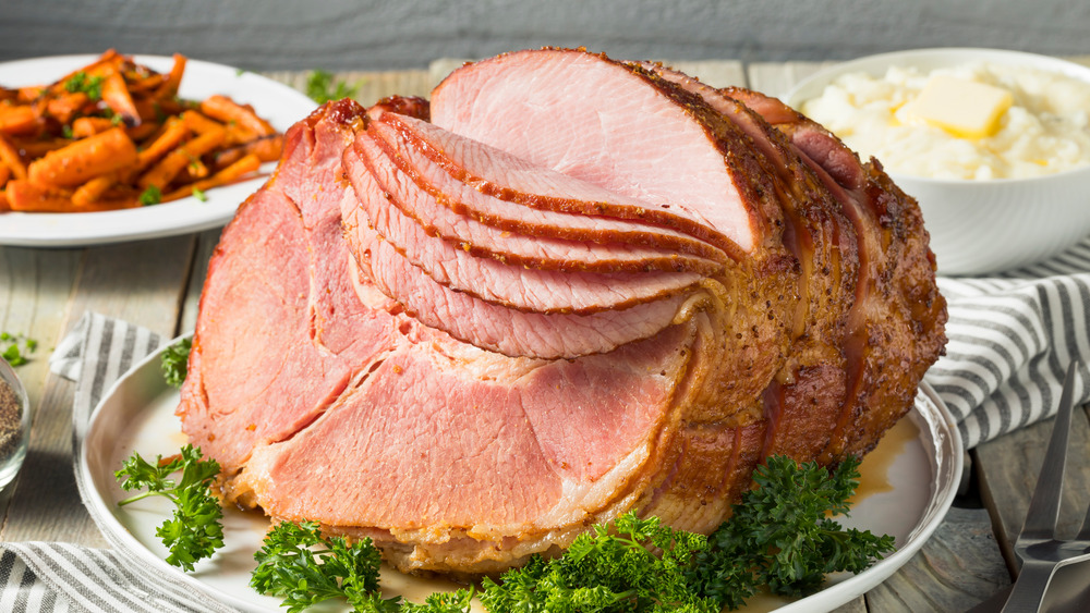 Spiral cut Easter ham