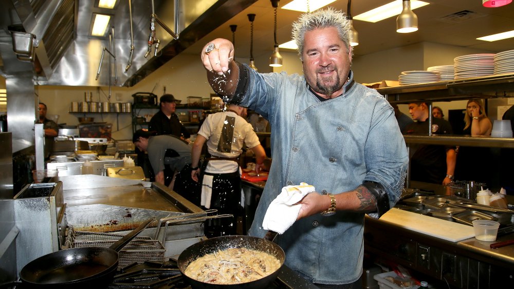 Guy Fieri cooking