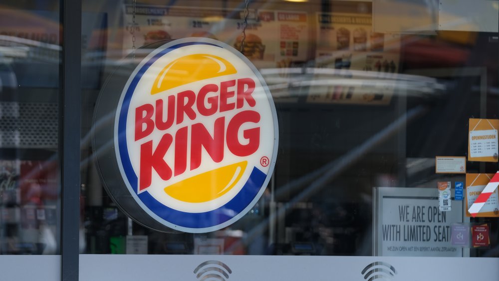 Burger King storefront window