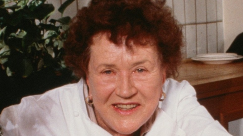 Julia Child in chef's whites