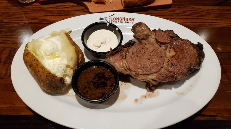 LongHorn steak dinner