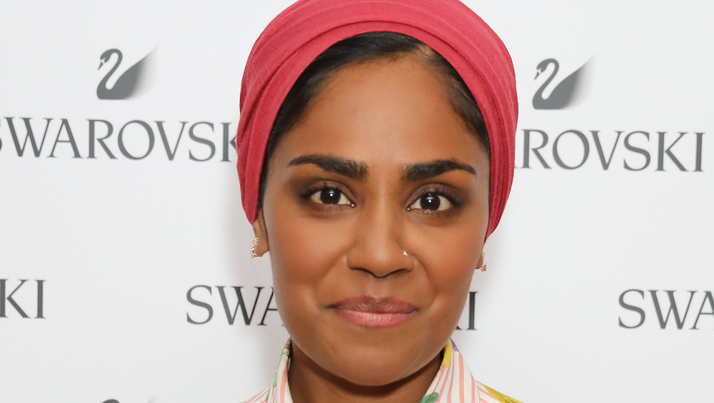 Nadiya Hussain smiling on red carpet