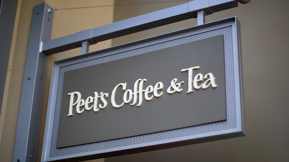 Peet's Coffee and Tea sign